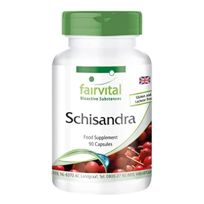 Image of Fairvital Schisandra Bulk Pack for 3 Months Vegan 90 Capsules Wu Wei Zi
