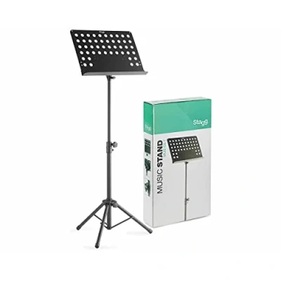 Image of Stagg Music Stand Black