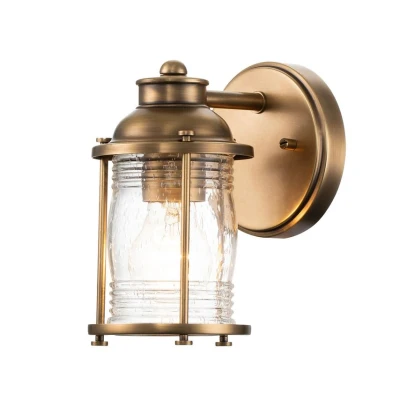 Image of Kichler Ashland Bay Wall Lamp Natural Brass, IP44