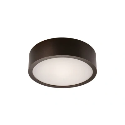 Image of Round Cylindrical Ceiling Light Wenge, 1x E27