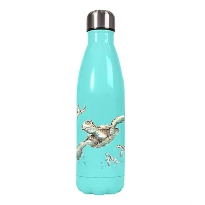Image of Wrendale Designs &#039;Swimming School&#039; Turtle 500ml Water Bottle