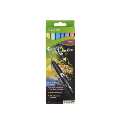 Image of Tombow Dual Brushpens 6 Pens Pastel