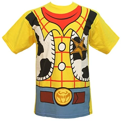 Image of Disney Toy Story Woody Cowboy Costume Adult T shirt Tee