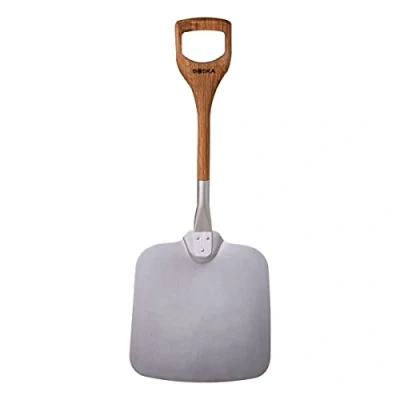Image of Boska Pizza Peel Shovel/Short &amp; Patented Handle/for One Handed Use/Aluminum Oak / 30x74x3 cm