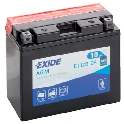 Image of AGM ET12B BS YT12B Motorcycle Battery Sealed &amp; Activated
