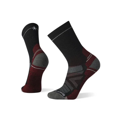 Image of Smartwool Men&#039;s Hike Light Cushion Crew Socks, Charcoal, L