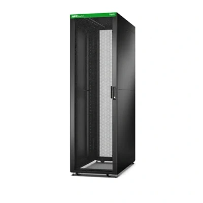 Image of Apc Easy Rack 600mm/42U/1000mm, with Roof, Castors, Feet, 4 Brackets, NO Side Panels, Bottom, Black