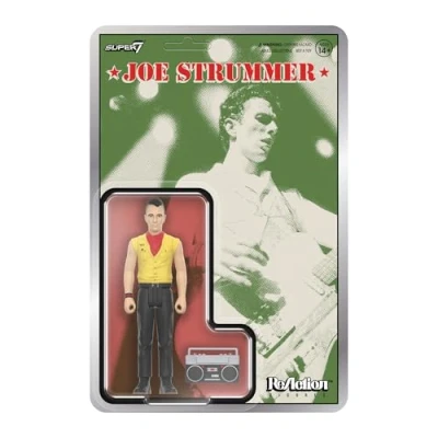 Image of Super7 Joe Strummer Reaction Figures Action Figure