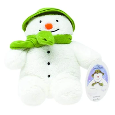 Image of Rainbow Designs Snowman Bean Toy for Newborn 15cm (White)