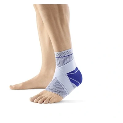 Image of Bauerfeind MalleoTrain Left S Ankle Support (Titanium, 3)