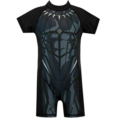Image of Marvel Black Panther Boys Swimsuit Age 18 to 24 Months