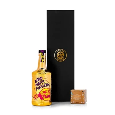 Image of Dead Man&#039;s Fingers Black Rum 70cl &amp; Chocolate Truffle Gift Box