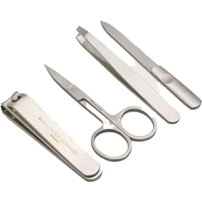 Image of Gentlemen&#039;s Hardware 4 Piece Stainless Steel Manicure Set, Cut Above The Rest