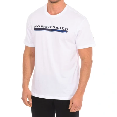 Image of North Sails Mens Short sleeve t shirt 9024040 man White Size Large