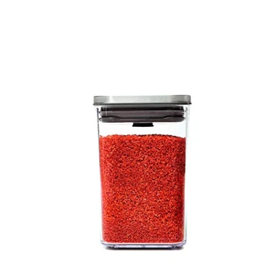 Image of OXO Storage Jar POP Steel Square 1 Liter