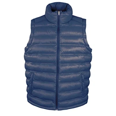 Image of Result Urban Mens Ice Bird Padded Gilet, Navy Blue, X Large. R193M