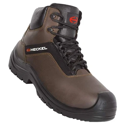 Image of Heckel Suxxeed Offroad High Safety Work Shoes S3 SRC Toe Cap Size: 3.5 UK Brown