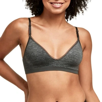 Image of Hanes womensG795Seamless Bra Gray S