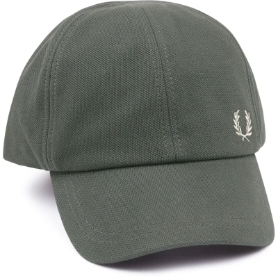 Image of Fred Perry Cap Logo Dark Green