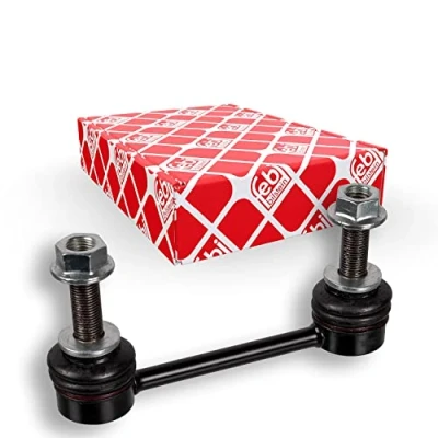 Image of DG9Z5C486A Anti roll bar link FEBI BILSTEIN 107935 Rear Axle Left, Right 120mm M12 x 1,25 with nuts Steel FORD: Mondeo 5 Kombi,