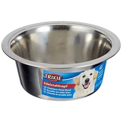 Image of Trixie Stainless Steel Bowl, 0.45 Litre