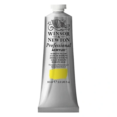 Image of Winsor &amp; Newton 2320025 Professional Acrylic Colour, Bismuth Yellow, 60 ml