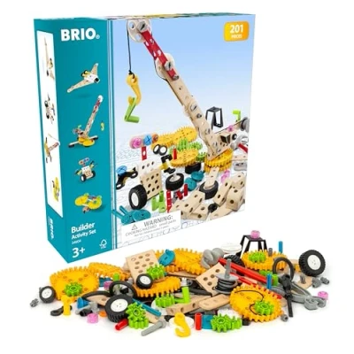 Image of BRIO Builder Activity Construction Set Learning, Building and Educational Toys for Ages 3 Years Up