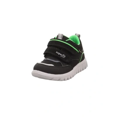 Image of Superfit Sport7 Mini Sneaker, Black Green 0020, 7.5 UK Child