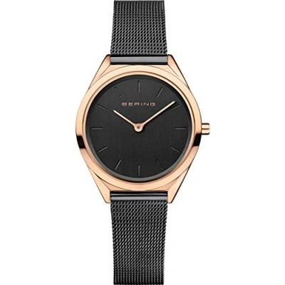 Image of BERING Unisex Analog Quartz ultra slim collection Watch with stainless steel Strap and Sapphire Crystal 17031 166