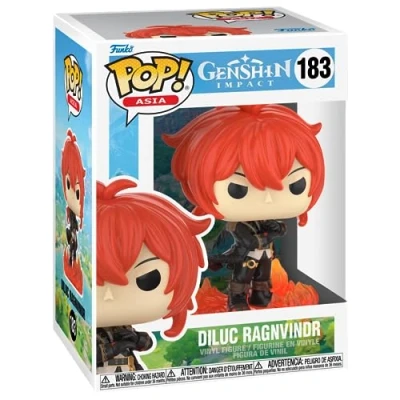 Image of Funko Pop! Games: Genshin Impact Diluc Ragnvindr Asia Collectable Vinyl Figure Gift Idea Official Merchandise Toys for Kids &amp; Adults Games Fans Model Collectors