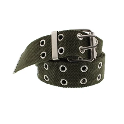Image of Zac&#039;s Alter Ego Adjustable Canvas Webbing Belt with 2 Row Eyelets