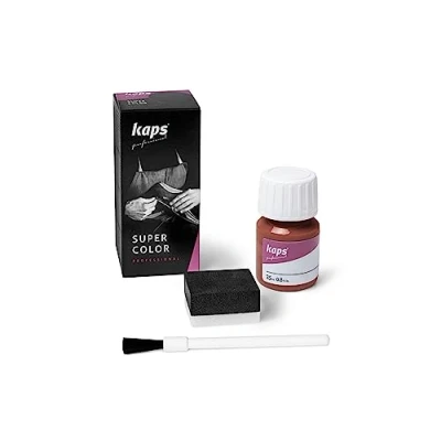 Image of KAPS Super Color, Leather Dye for Natural Leather, Faux and Fabric, 25 ml (129 Light Brown)