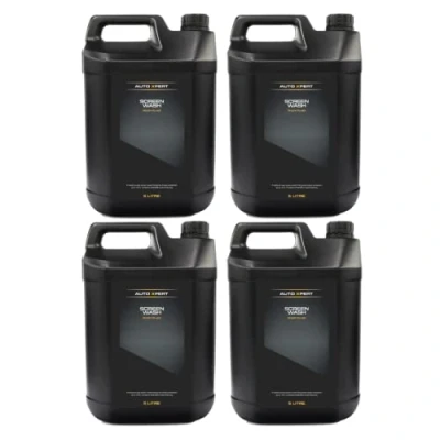 Image of Auto Xpert Screen Wash 5L (4 Pack) Ready to use Effective 5 degrees Cleans &amp; removes, windscreen dirt, grime traffic film Low smear Screenwash for vehicles