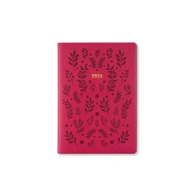 Image of Letts of London Woodland A6 week to view 2025 diary pink