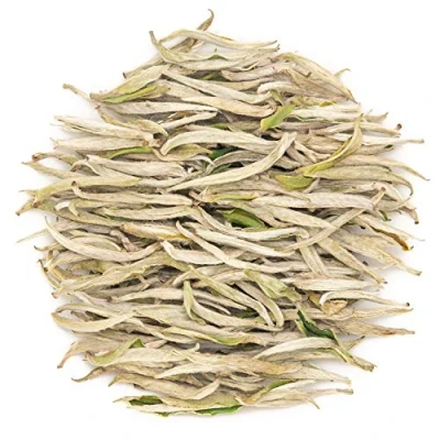 Image of Oriarm 100g / 3.53oz Fuding Silver Needle White Tea Loose Leaf Chinese Tips Baihao Yinzhen 2nd Grade Naturally Processed