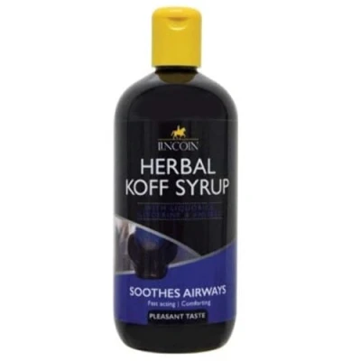 Image of Lincoln Herbal Breathing Cough Koff Syrup Horse Pony Supplements 4 Litre