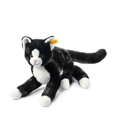 Image of Steiff Mimmi Dangling Cat (Black/ White), 30cm
