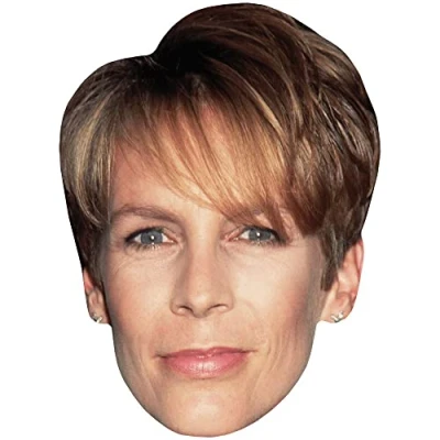Image of Jamie Lee Curtis (1990s) Celebrity Mask, Flat Card Face, Fancy Dress Mask