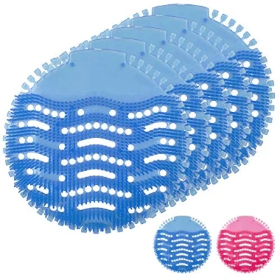 Image of Urinal Screen Splash Mats, Scented Toilet Deodorizer and Guards for Men’s (Urinal Ocean Mist Blue, PACK OF 5)