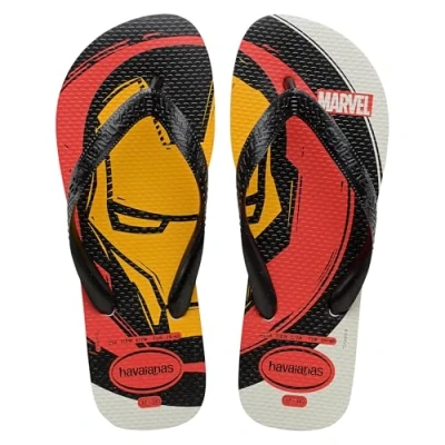 Image of Havaianas Top Marvel Logomania, White, 4.5/5