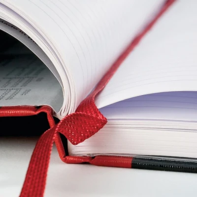 Image of Oxford Black n Red Book Casebound Recycled 90gsm 192 Pages A5 Ref C67025 [Pack of 5]
