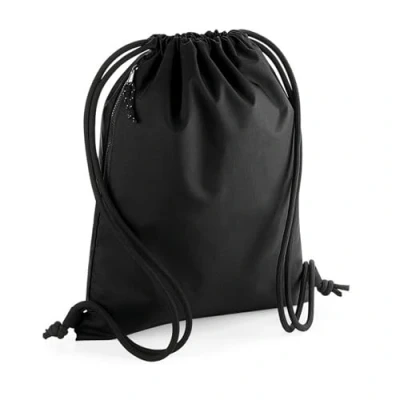 Image of BagBase Recycled Gymsac Black One Size