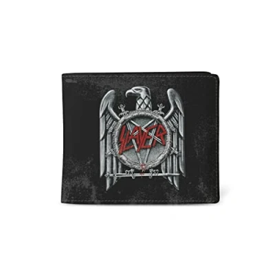 Image of Rocksax Unisex Travel Accessory Bi Fold Wallet, Black