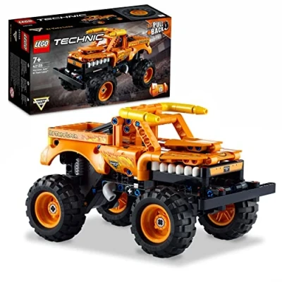 Image of LEGO Technic Monster Jam El Toro Loco 42135 Model Building Kit; A 2 in 1 Pull Back Toy For Kids Who Love Trucks; Makes Great Birthday Gift Truck Fans; Ages 7+ (247 Pieces)