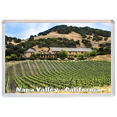 Image of Napa Valley California Jumbo Fridge Magnet BBSM416