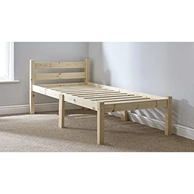 Image of STRICTLY BEDS&amp;BUNKS Limited Thor Pine Single Bed (Short) 2ft 6 (5ft 9 Length)