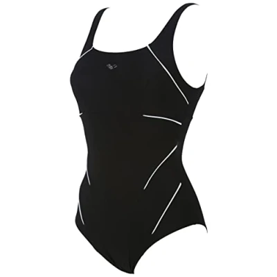 Image of Arena Bodylift Women&#039;s Jewel B Cup Swimsuit Black White