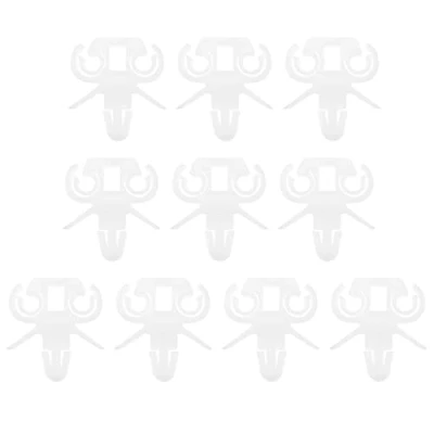 Image of the Lord of Tools 10PCS Brake Line Pipe Retainer Clip Holder 281611767 Compatible with Bus T2 T3 T4 Plastic Support Rod Clips 4.2mm ID Car Replacement Parts