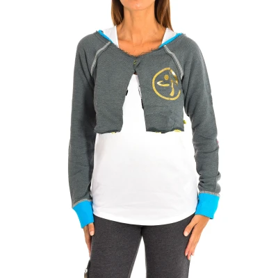 Image of Zumba Womens Long sleeve cardigan Z1T00475 Multicolour Cotton Size Large