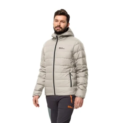 Image of Jack Wolfskin Men&#039;s Ather Down Hoody M Jacket, Seal, XL